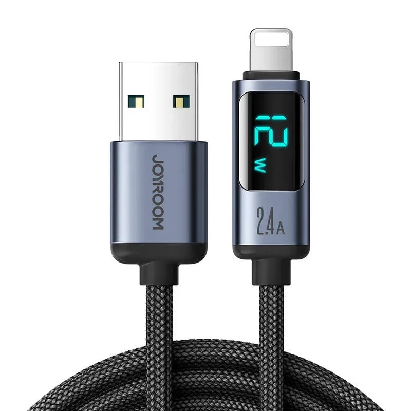Cable Joyroom USB A a Lightning con Pantalla LED