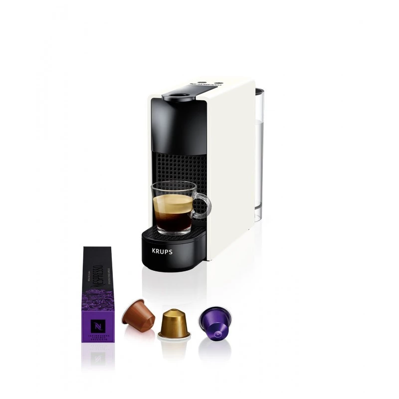 Krups Essenza Mini XN1101 Manual 1310 W 0,6 L Negro Blanco Cafetera