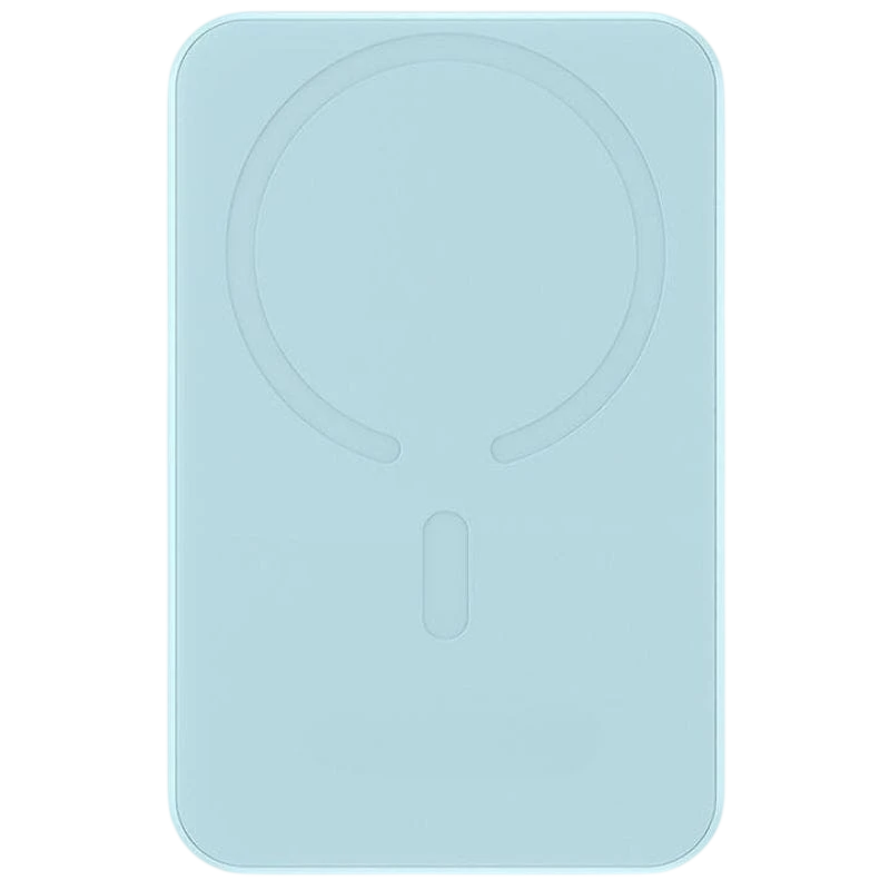 Power Bank Mini 5000mAh Baseus compatible con MagSafe Azul Carga rápida 20W y Cable tipo C inlcuido