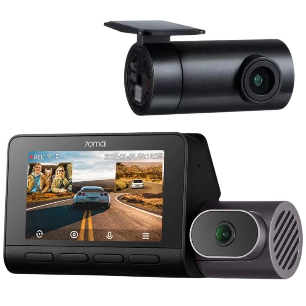 70mai Dash Cam 4K T800 + Cámara Trasera 70mai RC24