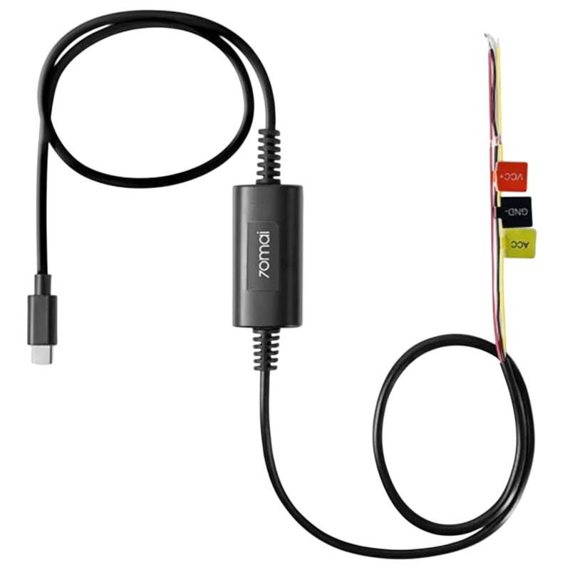 70mai Hardwire Kit UP03 A800SE/T800/M800/X800/A810/A810S/M500/Omni Negro