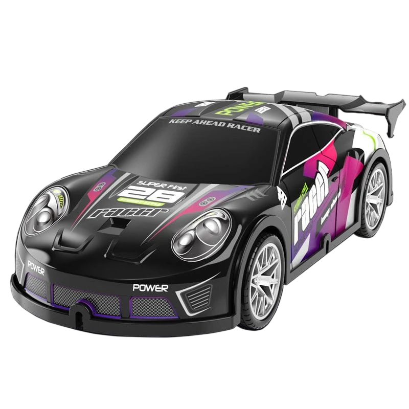 804P 1/22 4WD Drift Negro Rosa Coche RC Eléctrico