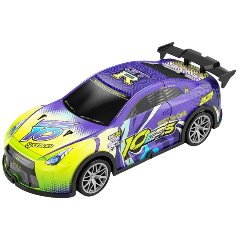 805P 1/22 4WD Drift Lila Amarillo Coche RC Eléctrico