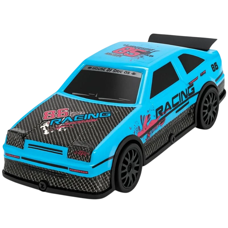 810P 1/22 4WD Drift Negro Azul Claro Coche RC Eléctrico