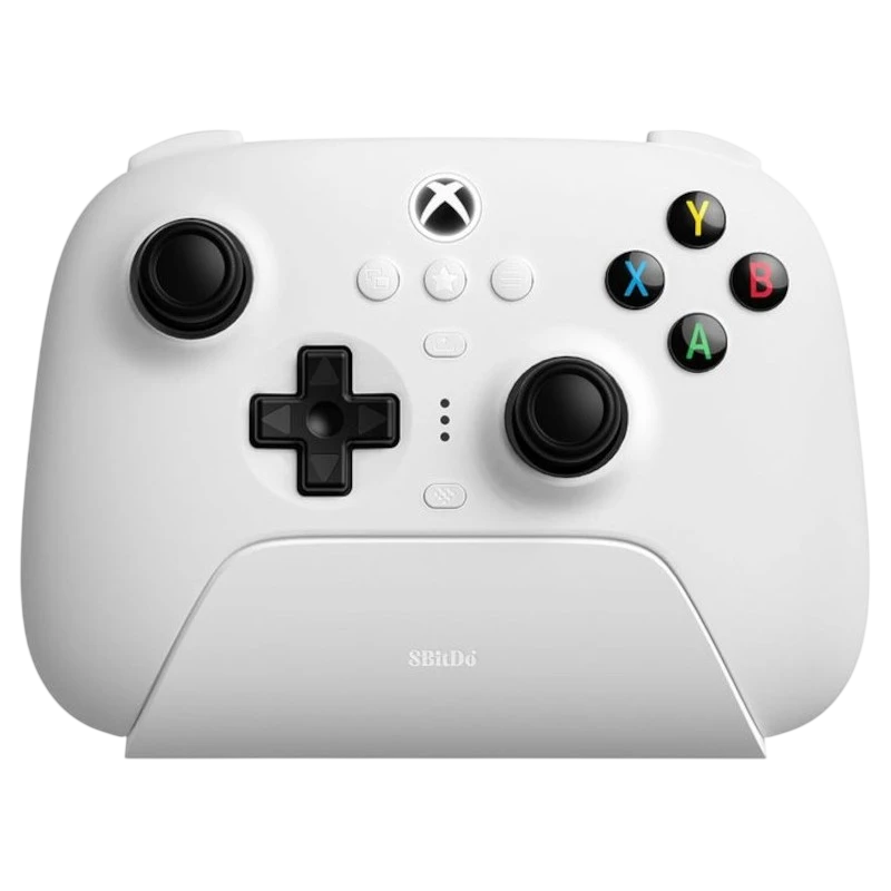 Gamepad 8BitDo Ultimate 3 Bluetooth/2.4G/Cable con adaptador + base de carga Blanco Mando Para Xbox/Smartphone/PC
