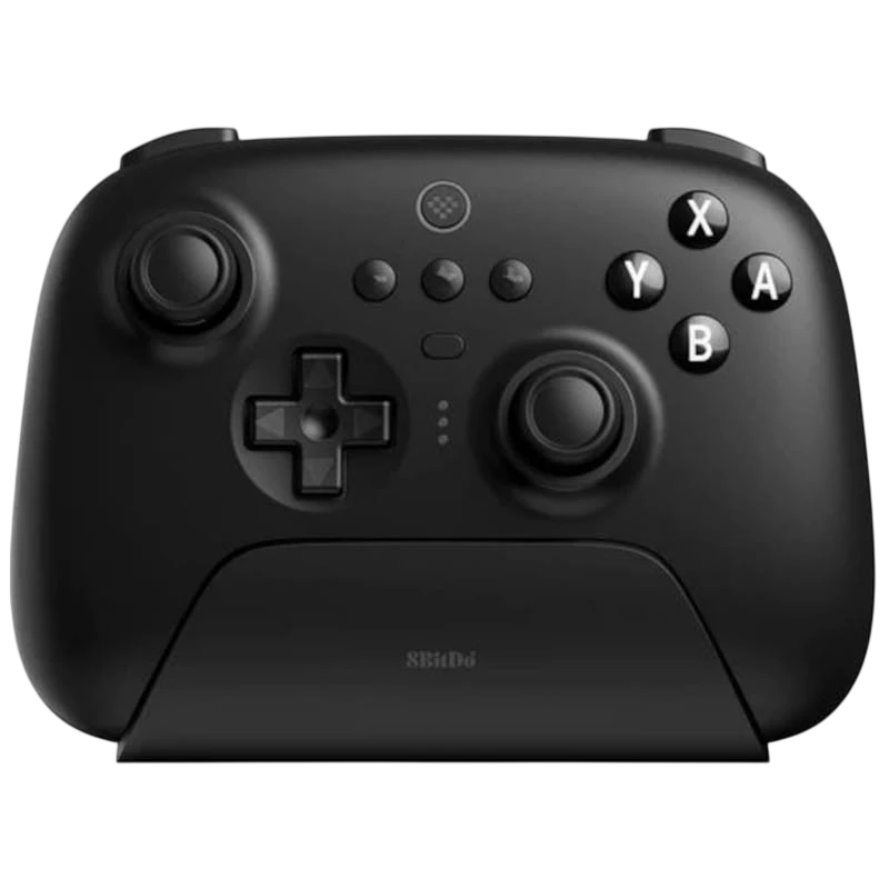 Gamepad 8BitDo Ultimate Bluetooth/2.4G con adaptador + base de carga Negro Mando Nintendo Switch/Smartphone/PC