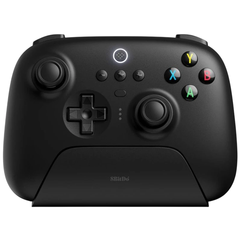 8BitDo Ultimate 2.4G con base de carga Negro Gamepad para PC/Android/Steam