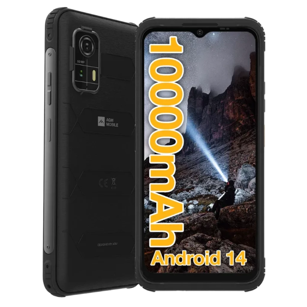 AGM H Max 128GB Batería de 10000 mAh 4 GB de RAM Triple certificado de resistencia