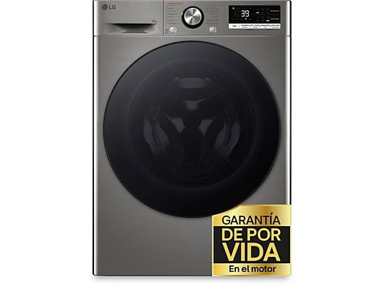 LG F4WR7009AGS Serie 700 9 kg 1400 rpm 14 Programas AI Direct Drive™ TurboWash™360˚ Inox