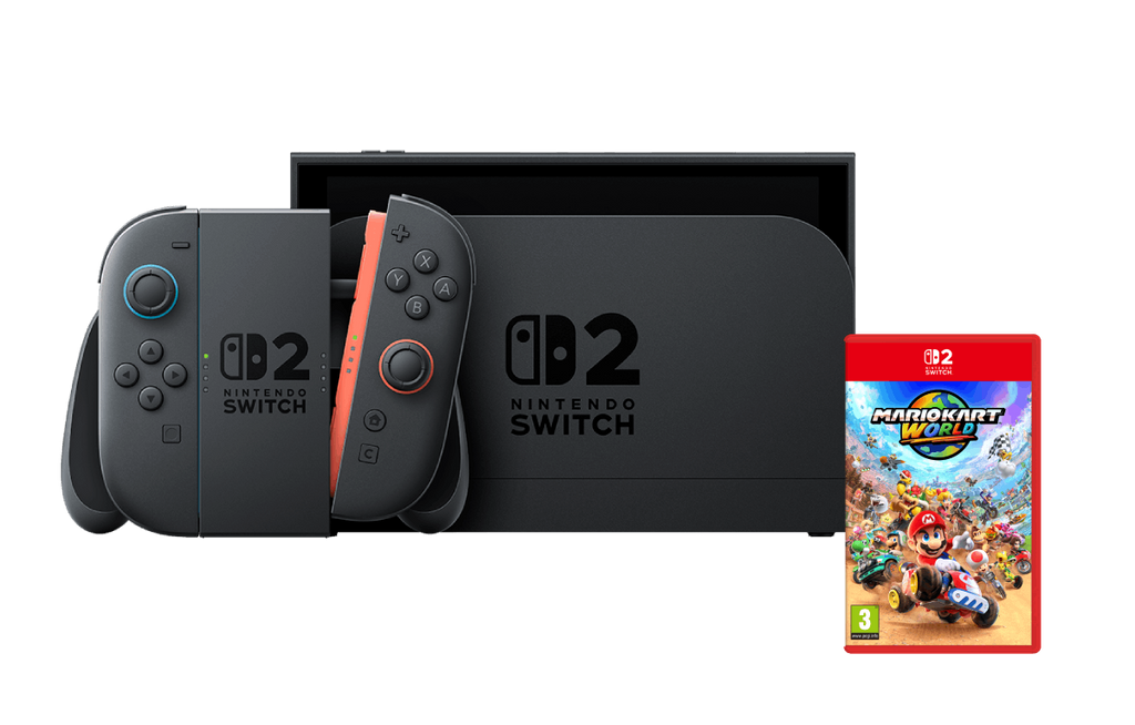 Nintendo Switch 2 7.9” Full HD HDR 120 Hz 256 GB Magnetic Joy-Con 2 con modo ratón Azul y Rojo Neón + Juego Mario Kart World (Digital)