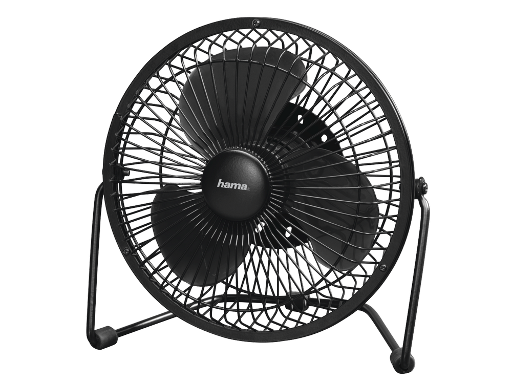 Hama 00012160 15 cm Métal USB 2 niveles Inclinación 360º Silencioso Negro