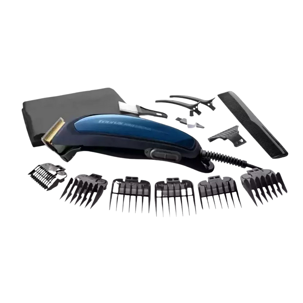 Taurus Horus Avant Plus Set completo 10 accesorios 14 alturas 9W 3000 RPM Titanio Azul