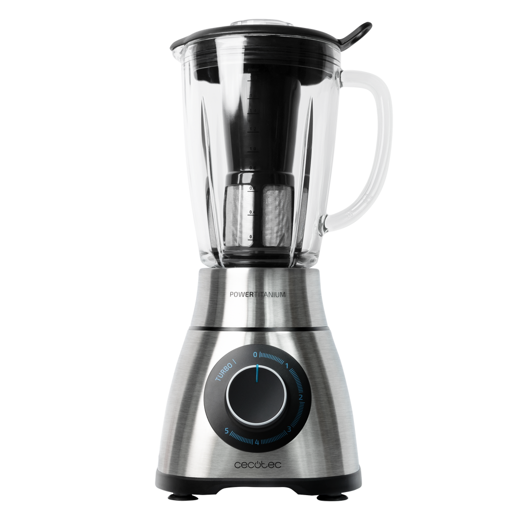 Cecotec Power Black Titanium 1300 PerfectMix 1300 W Recubrimiento de titanio 1.8 l Inox