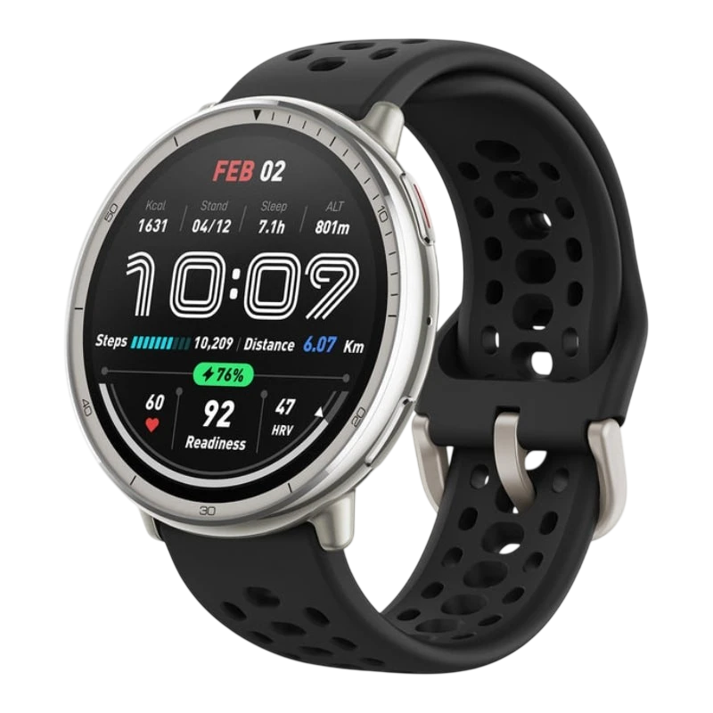 Amazfit Active 2 Correa Silicona Negro Reloj Inteligente con GPS