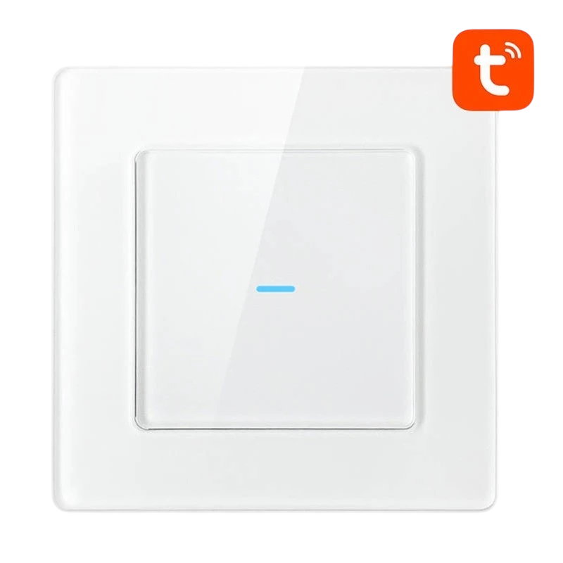Avatto N-TS10-W1 1 Botón WiFi Blanco Interruptor Táctil Inteligente