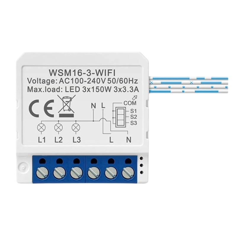 Avatto WSM16-W3 Blanco Switch Inteligente WiFi