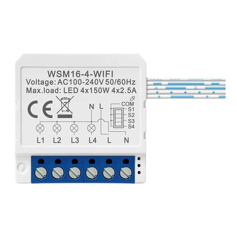 Avatto WSM16-W4 Blanco Switch Inteligente WiFi
