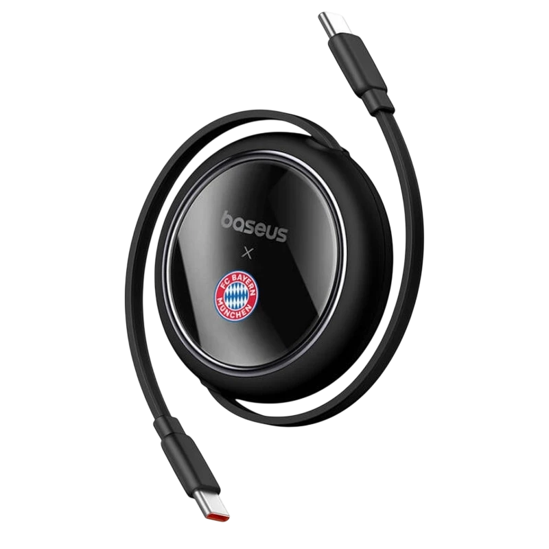 Baseus Cable USB‑C a USB‑C 100 W Bayern Edition Negro