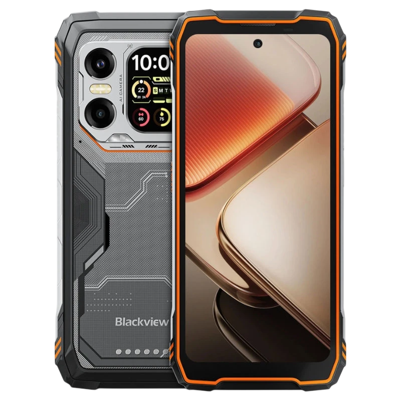 Blackview XPLORE X1 5G 256GB Naranja Batería de 10000 mAh 12 GB de RAM Pantalla de 6,78 pulgadas
