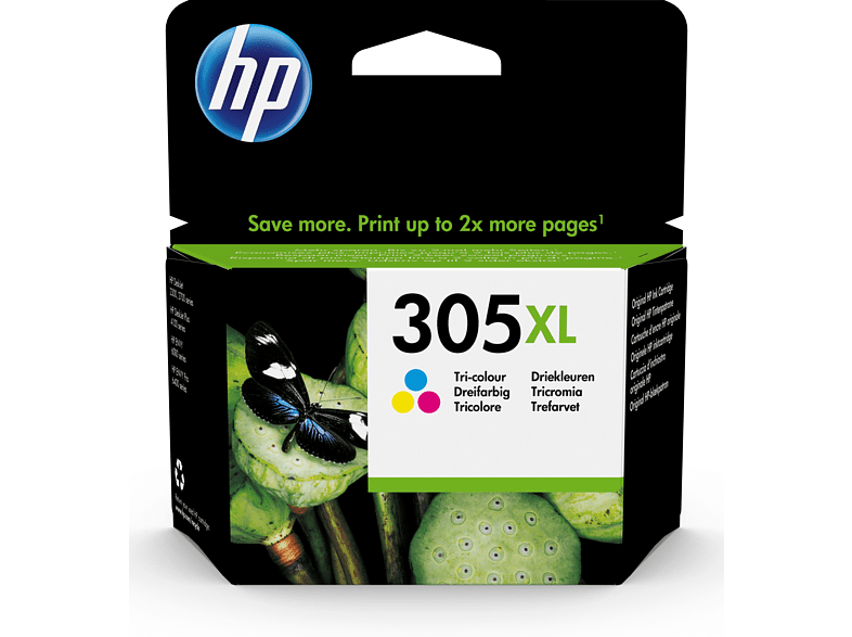 HP 305XL Amarillo Cian Magenta 3YM63AE
