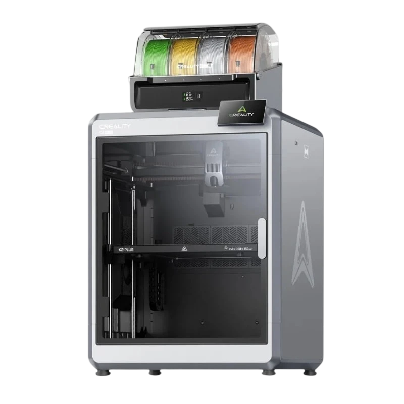 Creality K2 Plus Combo Gran Tamaño Multifilamento hasta 4 CFS (16 colores) Alta velocidad 600mm/s Tamaño de impresión 350x350x350mm FDM