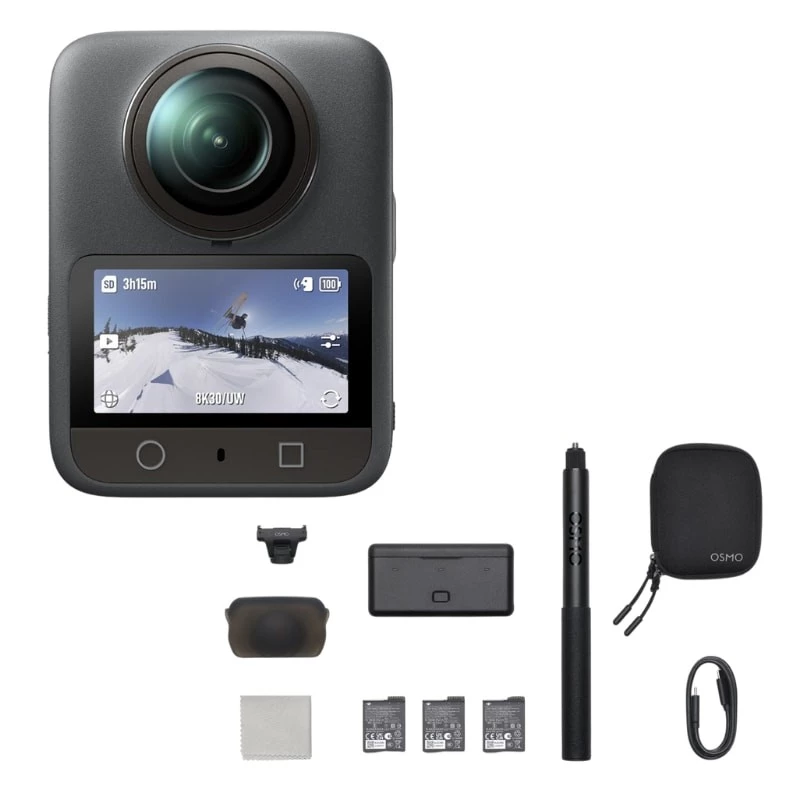 DJI Osmo 360 Adventure Combo Cámara Deportiva + Pack de Accesorios