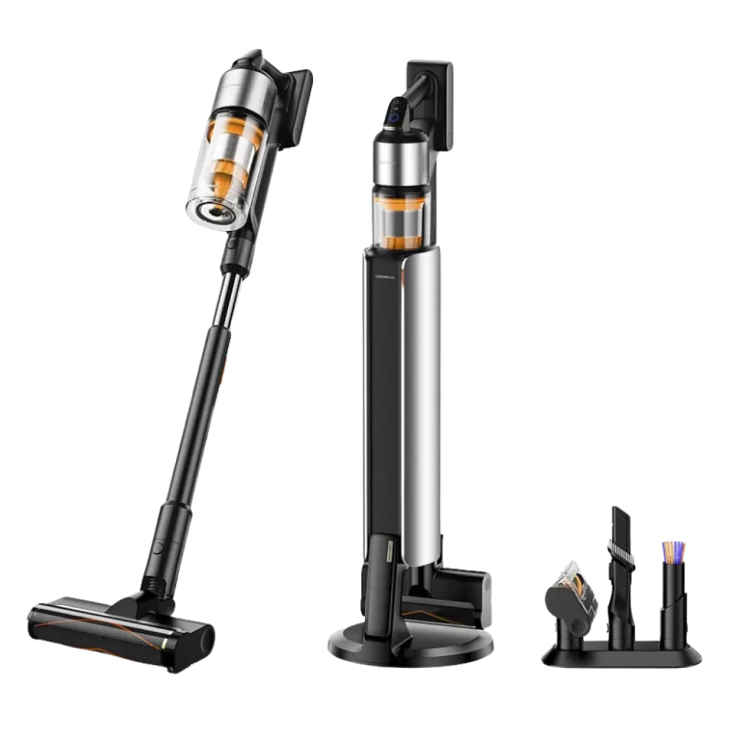 Deerma Z50 Combo con estación de vaciado y accesorios 27000 Pa 0,6L Aspiradora sin Cables