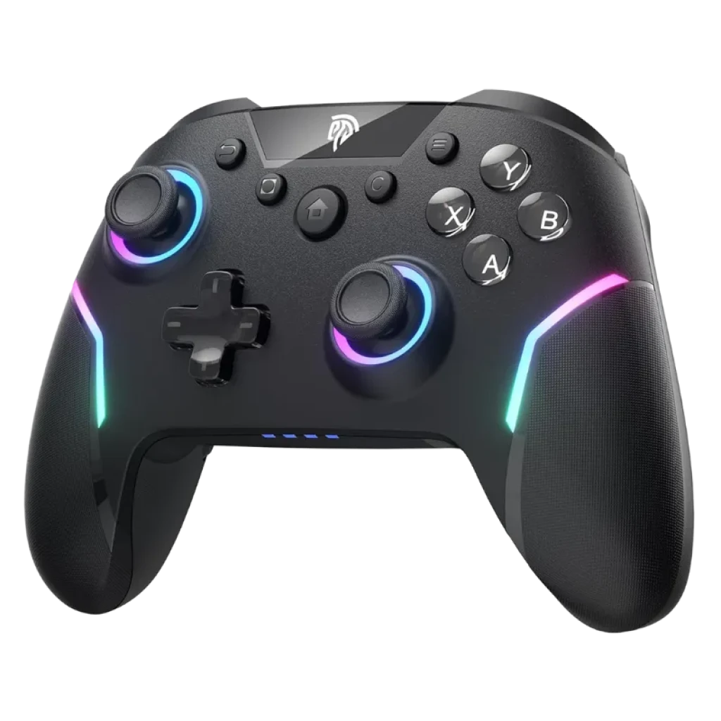 EasySMX X20 Negro Gamepad con Botones Mecánicos para PC Switch y Smartphone (Android e iOS)
