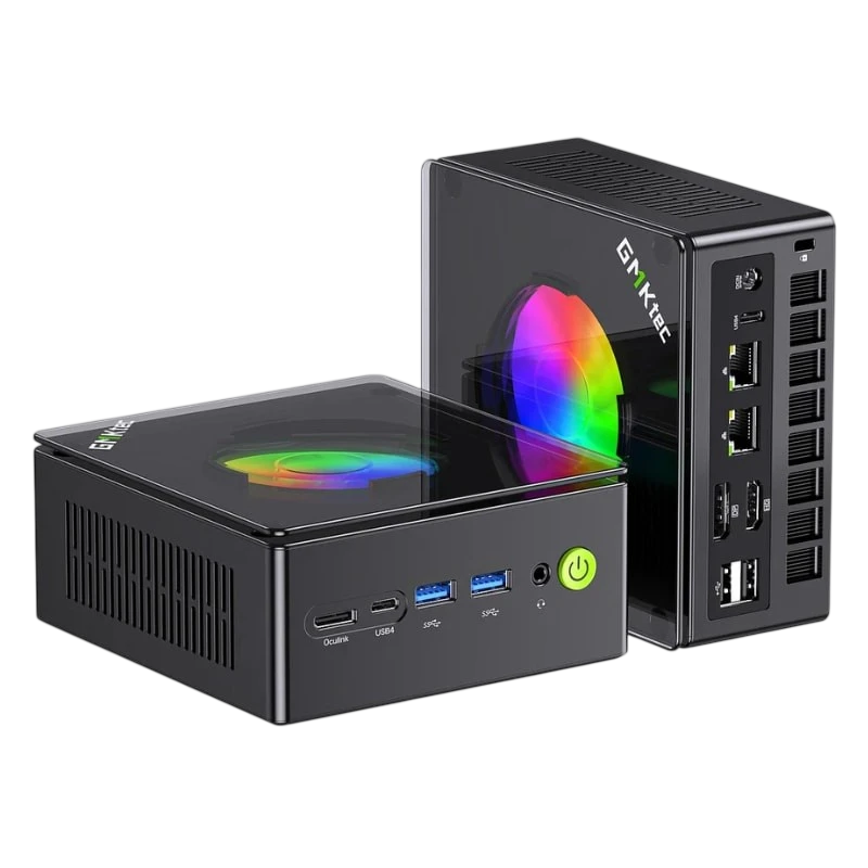 GMKtec NucBox K11 Ryzen 9 8945HS/16GB DDR5/512GB SSD Win 11 Negro Gaming Mini PC