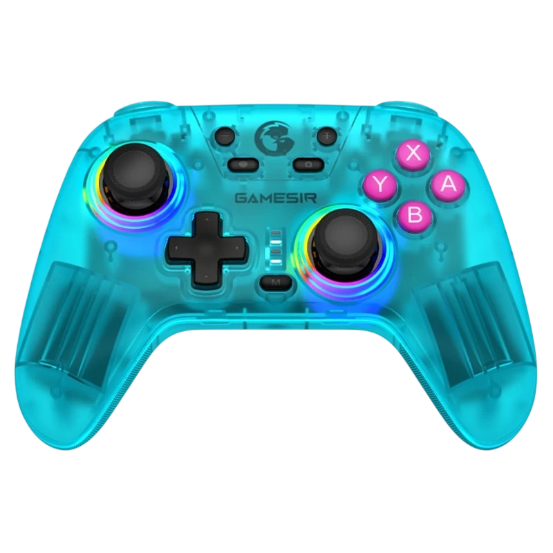 Mando GameSir T4n Nova Azul Neón Para Nintendo Switch/PC/Smartphone/Tablet/iOS/Android TV Box