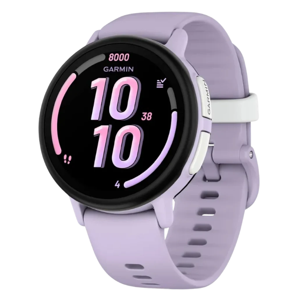 Garmin Bounce 2 Lila con función de llamadas WiFi y BT v5.4 Reloj Inteligente para Niños