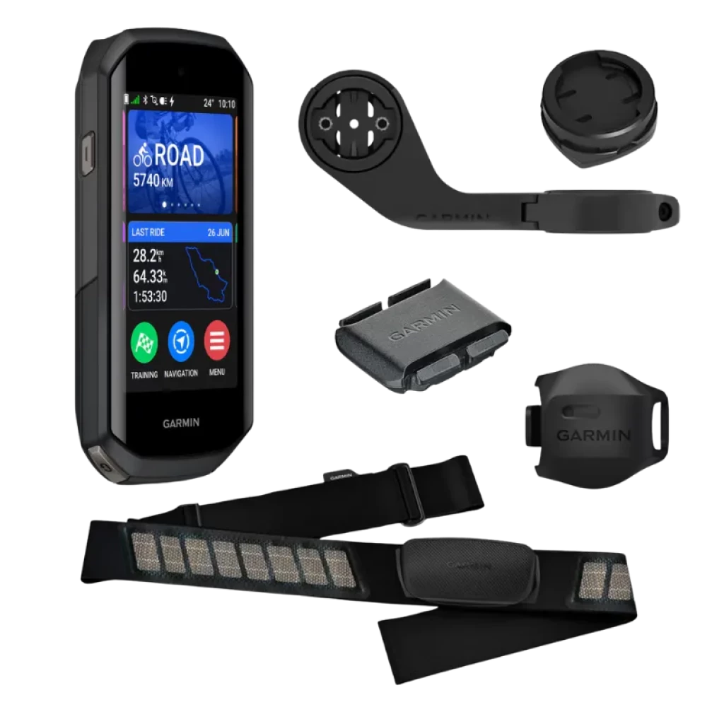 Garmin Edge 1050 Bundle Bluetooth/WiFI/ANT+ Ciclocomputador con accesorios
