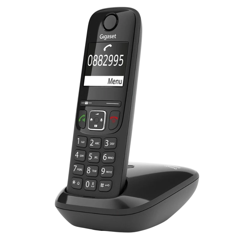 Gigaset AS690 Teléfono DECT/analógico Negro