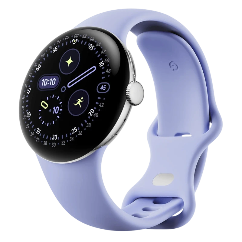 Google Pixel Watch 4 41mm WiFi Plata con Correa Lila Reloj Inteligente