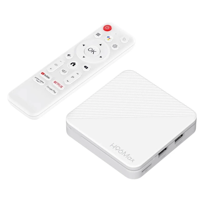 H96 Max H313 4K 2GB/16GB Android 14 Blanco Android TV