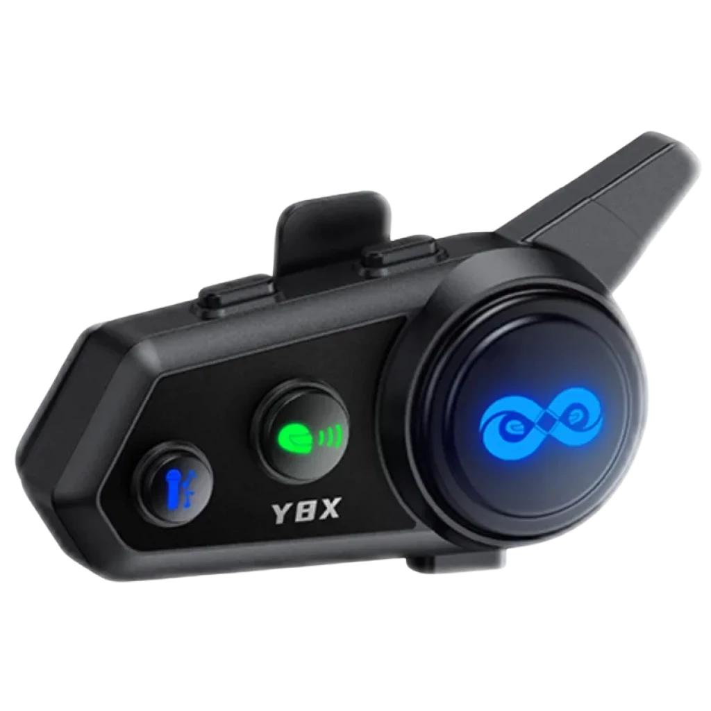 Intercomunicador para moto Y8X Mesh 8 conductores 
