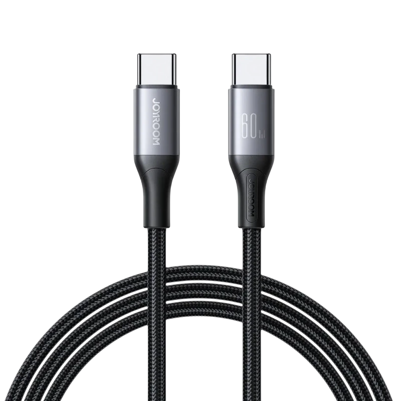 Joyroom Cable USB‑C a USB‑C Flash Series 60 W 1 m Negro