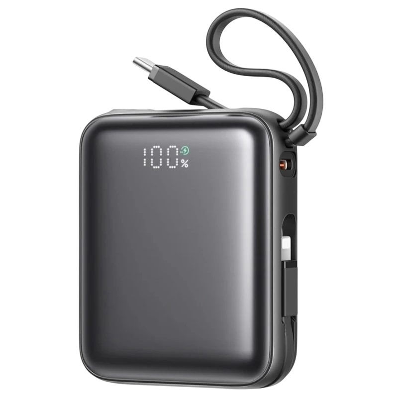 Joyroom JR-PBF27 10000mAh 22,5W (Cable Doble Integrado) Negro Power Bank