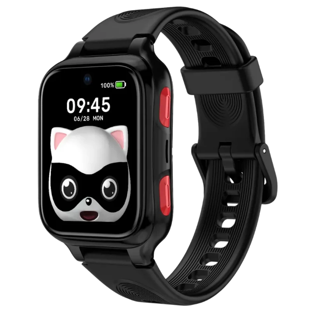 Lagenio K9 Negro Pantalla AMOLED 1,78 Pulgadas 4G GPS con IA Reloj inteligente para Niños