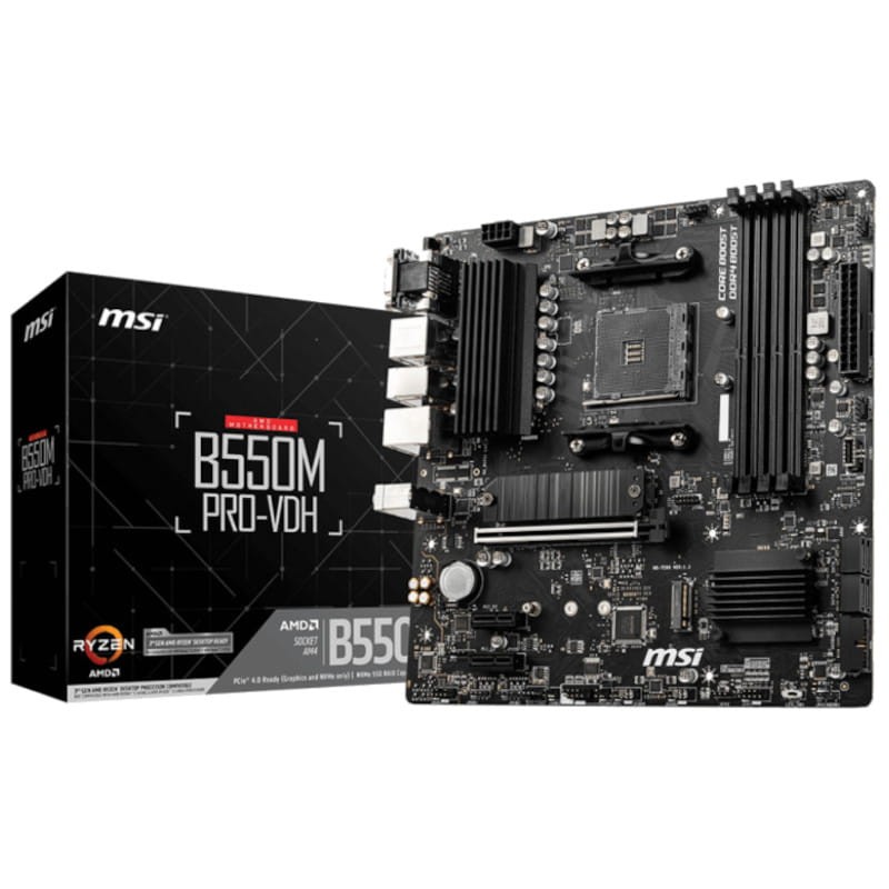 MSI B550M PRO-VDH micro ATX Placa base