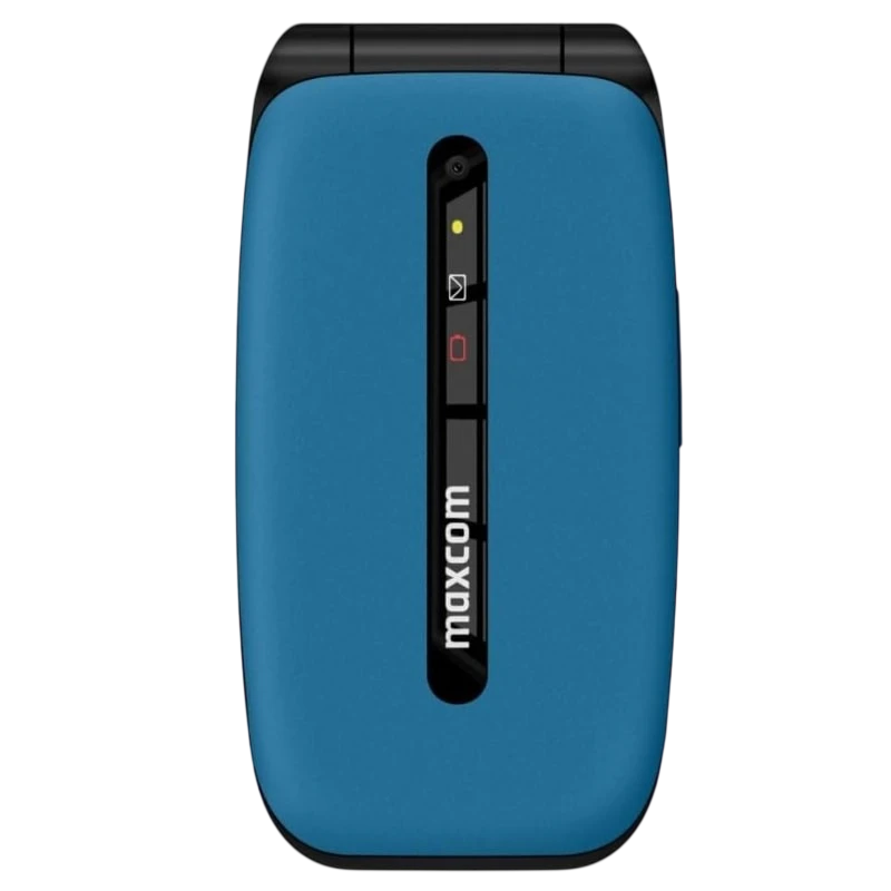 Maxcom MM828 2.4' 4G Botón SOS Letras Grandes Tapa Azul