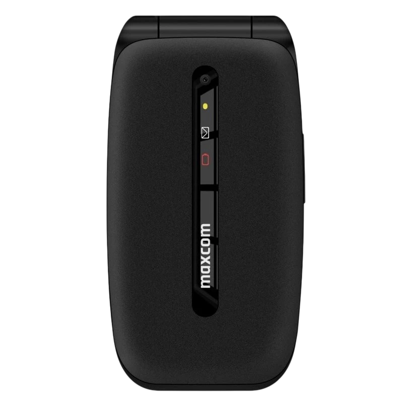 Maxcom MM828 2.4' 4G Botón SOS Letras Grandes Tapa Negro