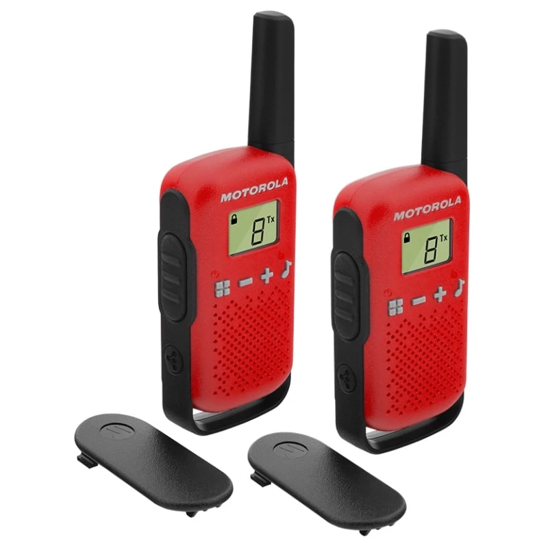 Motorola TALKABOUT T42 Pack 2 Rojo Walkie Talkie