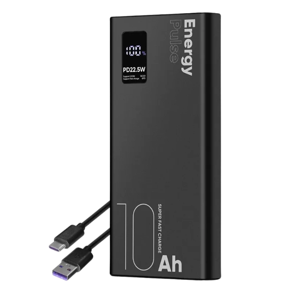 OBAL:ME EnergyPulse Negro 10000mAh 22.5W Powerbank