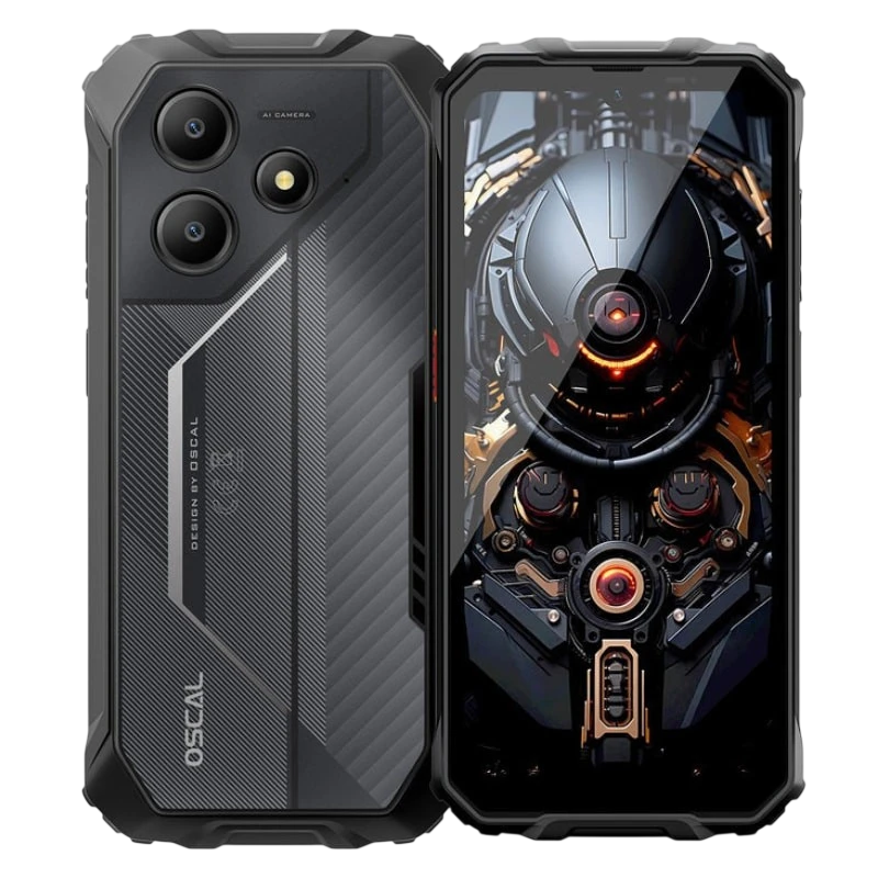 Oscal Marine 2 128GB Negro Rugged 8GB de RAM Batería de 11000 mAh