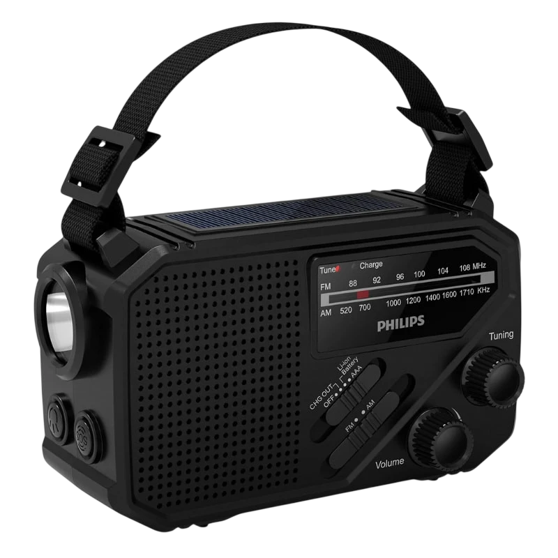 Philips TAR1609/00 Radio Portátil Analógica con Linterna