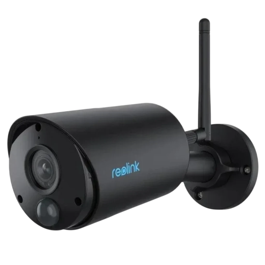 Reolink Argus Series B320-B Negro 3MP Compatible con Google Assistant Cámara de Seguridad Exterior