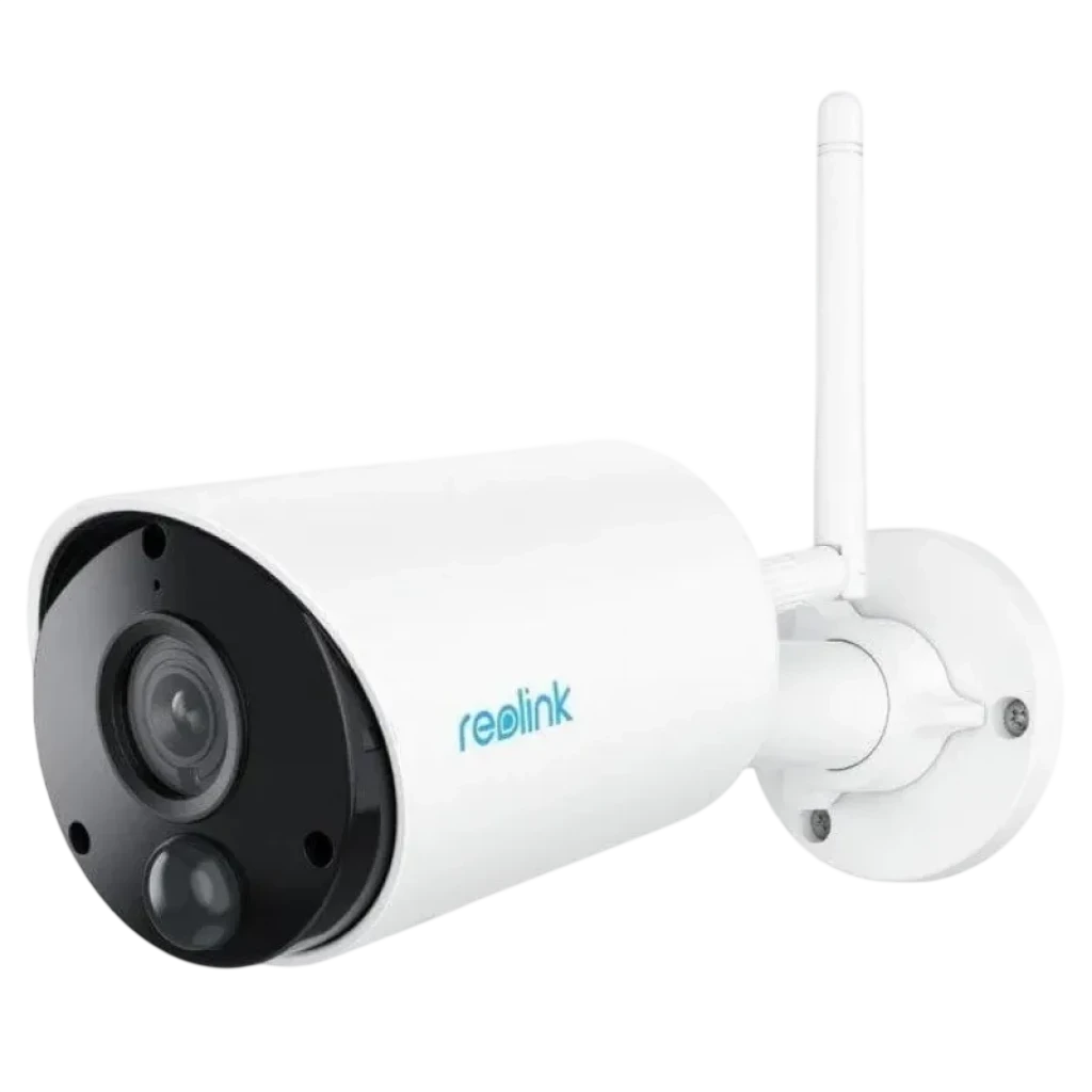 Reolink Argus Series B320 Blanco 3MP Carga Solar Batería de 4800 mAh Cámara de Seguridad Exterior