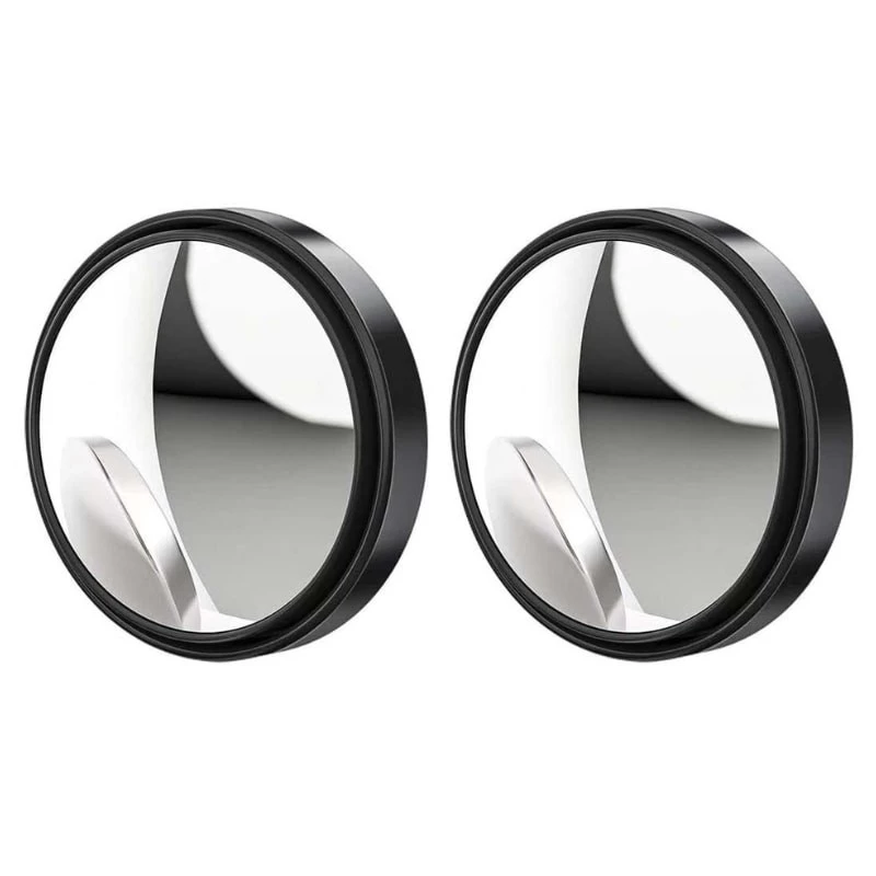 Uni-Fine Blind Spot 2 Piezas Negro Espejo de Punto Ciego para Coche