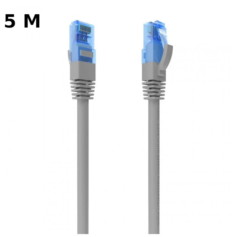 Cable de Red RJ45 Cat6 UTP CCA AWG26 hasta 1000Mbps 5m Aisens A135-0780 Gris
